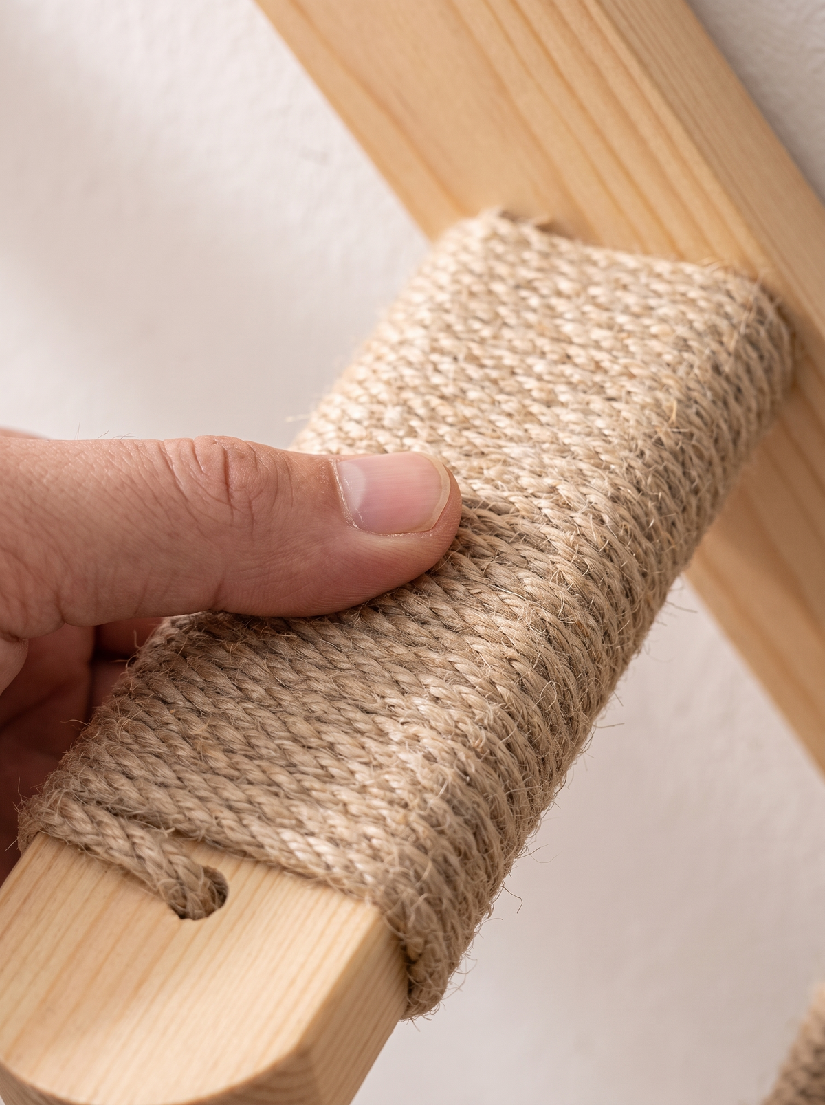 Sisal Cat Wall Bridge Steps - material detail