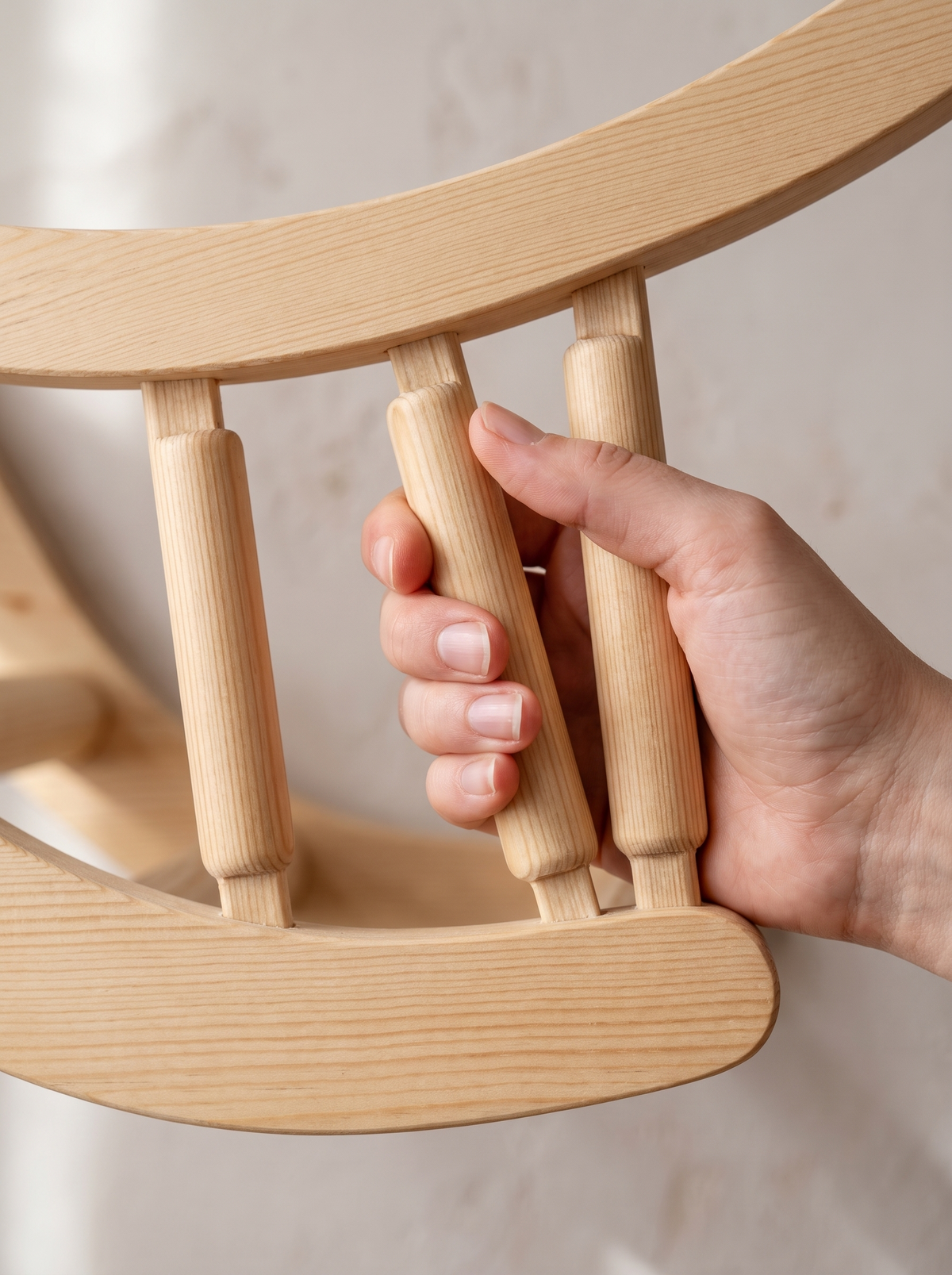 Moon Cat Wall Climbing Frame - material detail