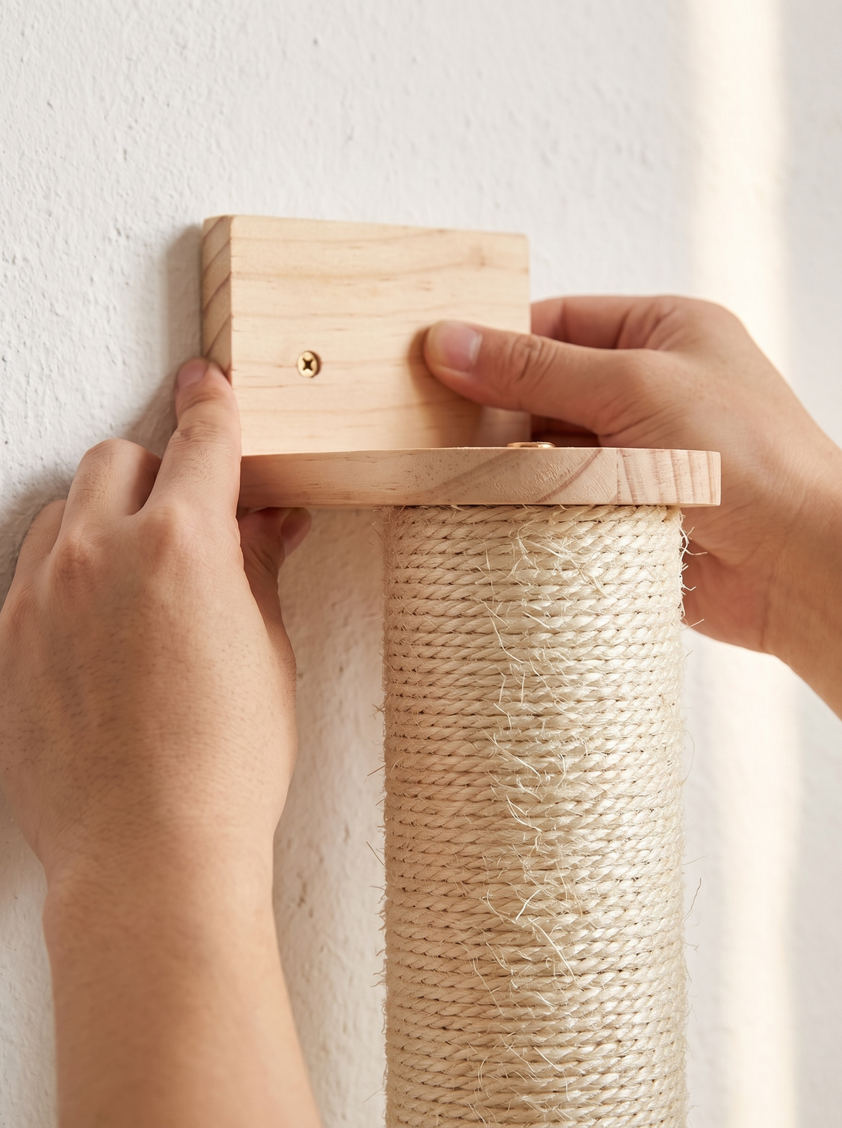 Cat Wall Scratching Post 37cm - material detail