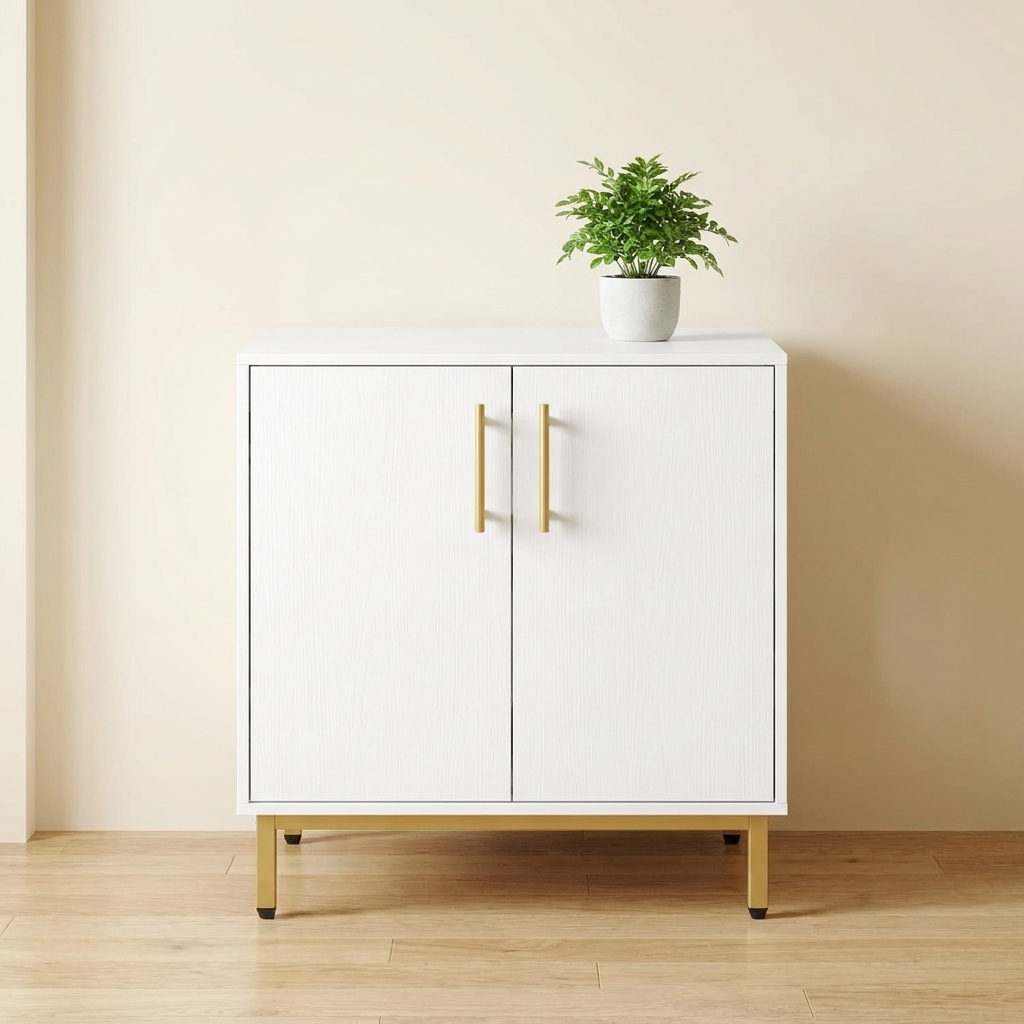 Scandi cat litter box enclosure side table on tall legs