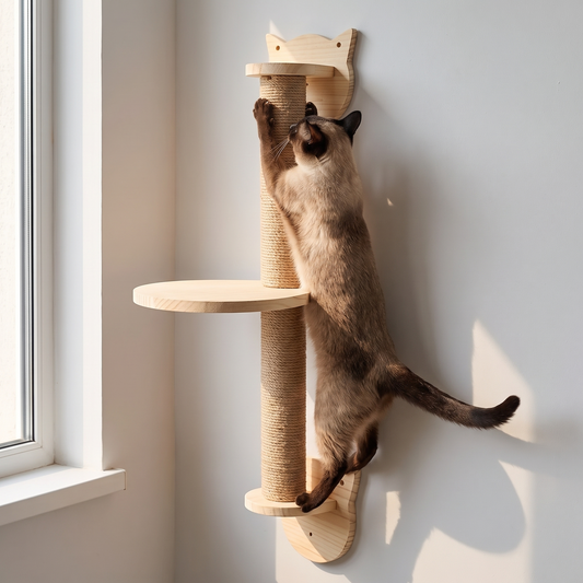 Cat Wall Climbing Post 77cm - cat using it