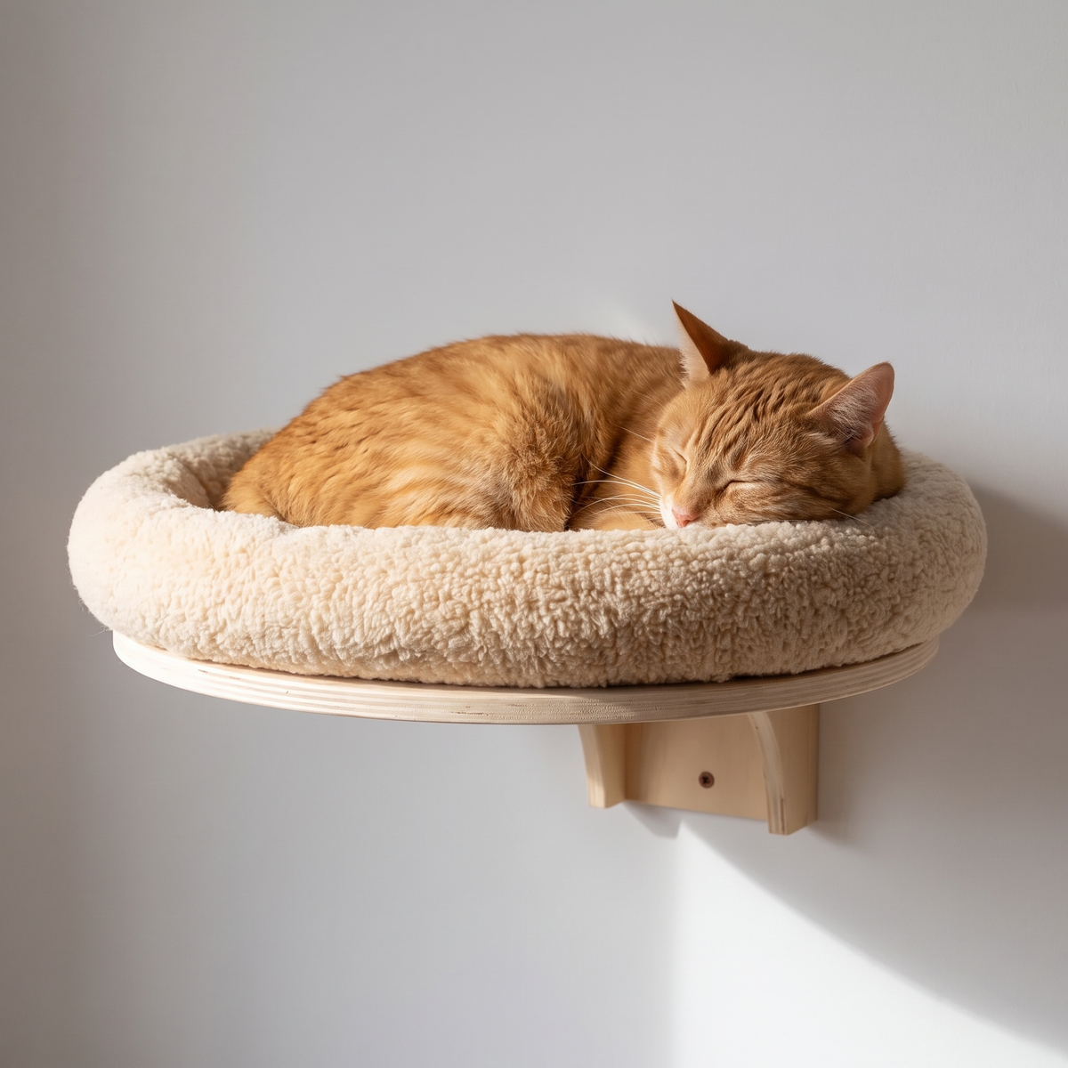 Cat Wall Bed - cat using it