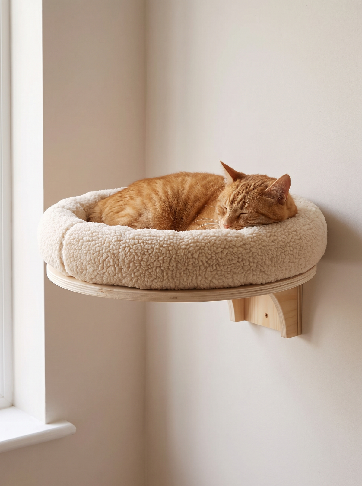 Cat Wall Bed - in use
