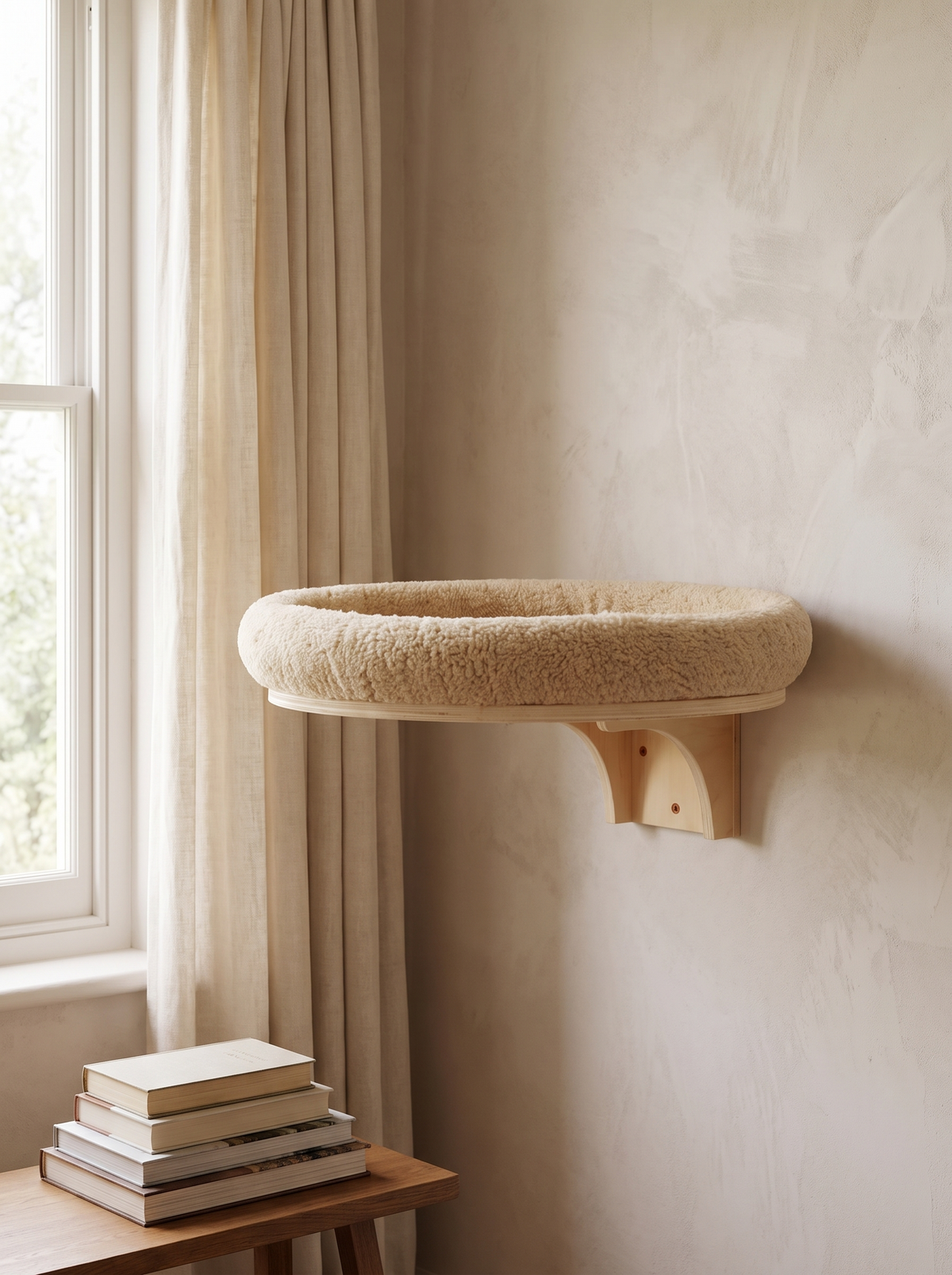 Cat Wall Bed - in the home